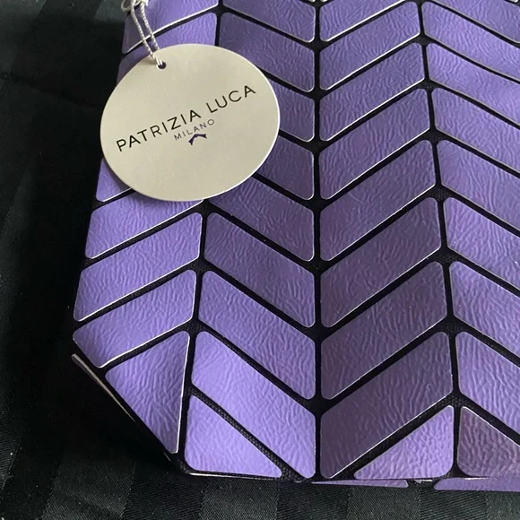 Patrizia Luca chevron Tiled convertible bags, nwt - Picture 5 of 6